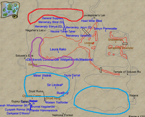 Lavastorm Mountains - Classic Leveling Guide